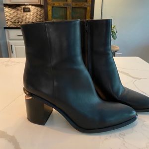 Alexander Wang Sz 41 Bootie w/ Rose Gold Detail